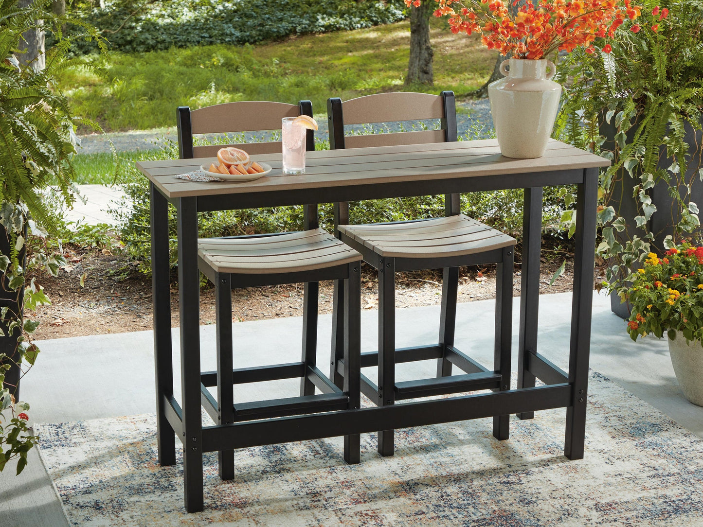 Shoreline Beach Counter Table Set (3/CN)