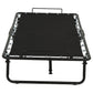 Massey Twin Folding Bed Frame with Memory Foam Mattress Black