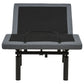 Weston Twin Dual-Motor Massage Adjustable Bed Base in Black and Grey