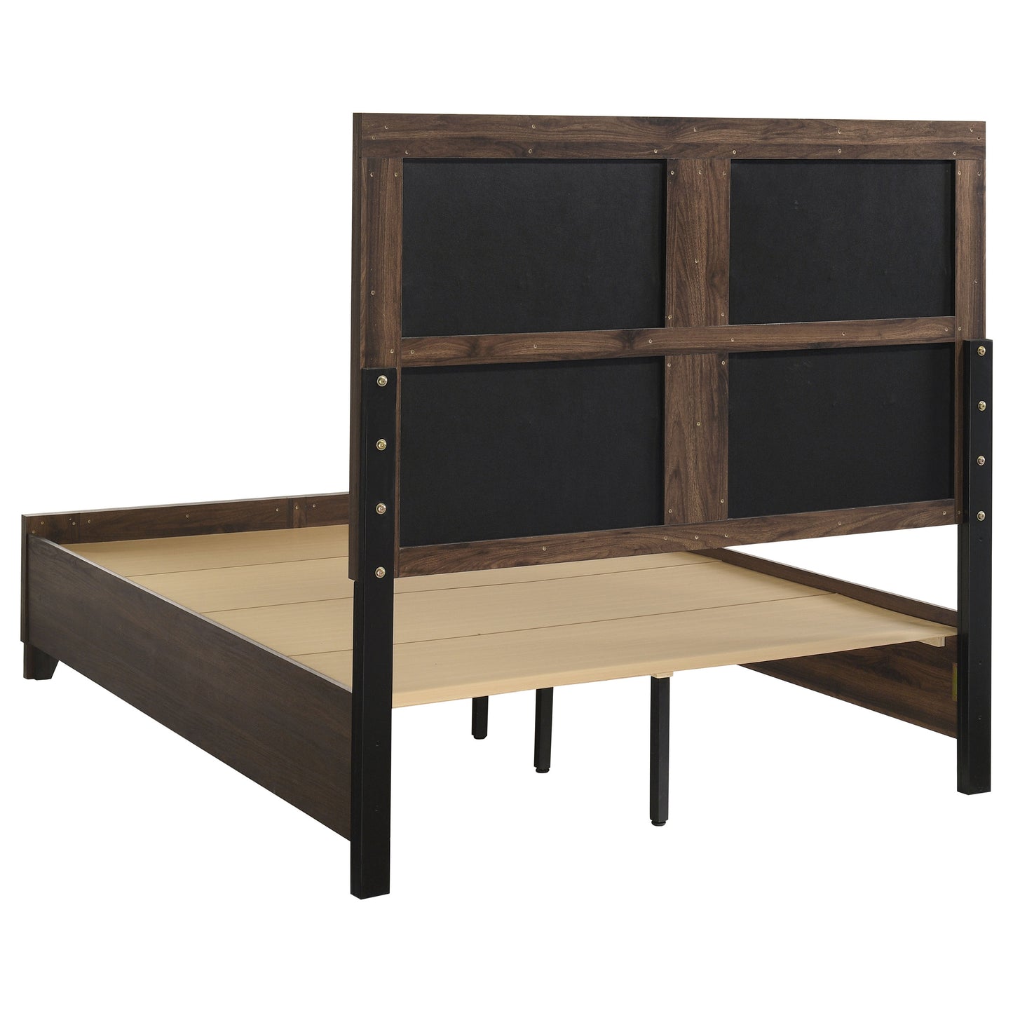 Farre 5-piece Eastern King Storage Bedroom Set Dark Brown