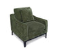 Duarte Upholstered Accent Chair with Reversible Cushions Dark Moss