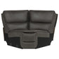 Marcell 7-Piece L-Shaped Power Reclining Sectional with Dual Consoles Grey