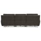 Marcell 3-Piece Transitional Power Reclining Sofa with USB Charging Grey