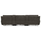 Marcell 5-Piece 3-Seat Power Home Theater Seating with Dual Consoles Grey