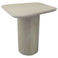Lester Contemporary Square Wood End Table with Oak Veneer Honey Oak