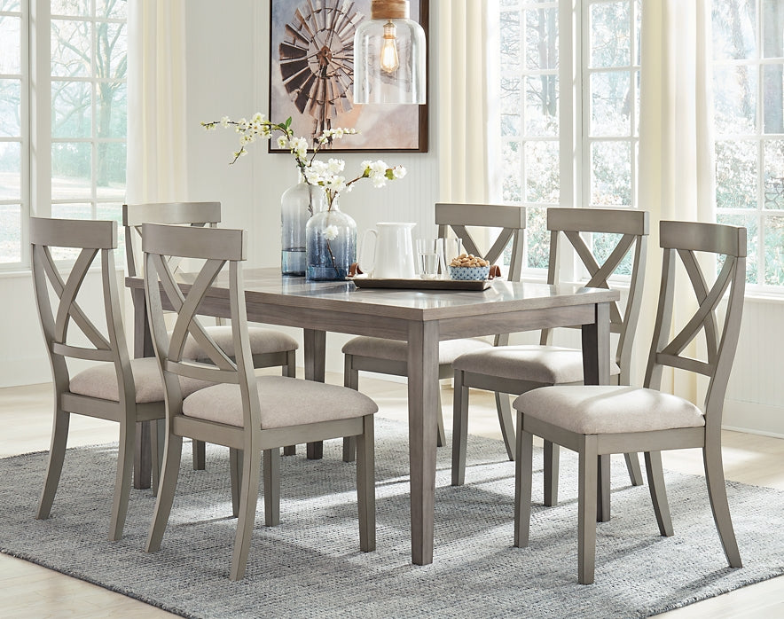 Parellen Dining Table and 6 Chairs