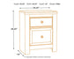 Paxberry King Panel Bed with Mirrored Dresser and 2 Nightstands