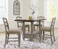 Lodenbay Counter Height Dining Table and 4 Barstools