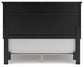 Lanolee Queen Panel Bed with Mirrored Dresser and Nightstand