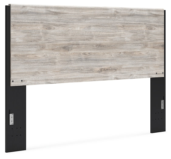 Vessalli King Panel Headboard with Mirrored Dresser, Chest and 2 Nightstands