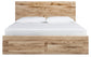 Hyanna Queen Panel Storage Bed with Mirrored Dresser