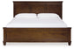 Danabrin King Panel Bed with Mirrored Dresser and Chest