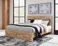 Hyanna Queen Panel Storage Bed with Mirrored Dresser, Chest and 2 Nightstands