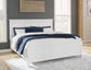 Fortman King Panel Bed with Mirrored Dresser and 2 Nightstands