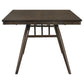 Wes Rectangular Dining Table Dark Walnut