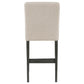 Alba Boucle Upholstered Counter Chair Beige (Set of 2)