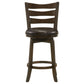 Murphy Wood Counter Height Swivel Bar Chair Dark Brown