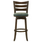 Murphy Wood Pub Height Swivel Bar Chair Hunter Green