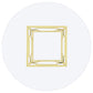 Starlight Round 54-inch Glass Top Metal Dining Table Brass
