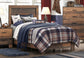 Sidney Wood Twin Panel Bed Rustic Pine