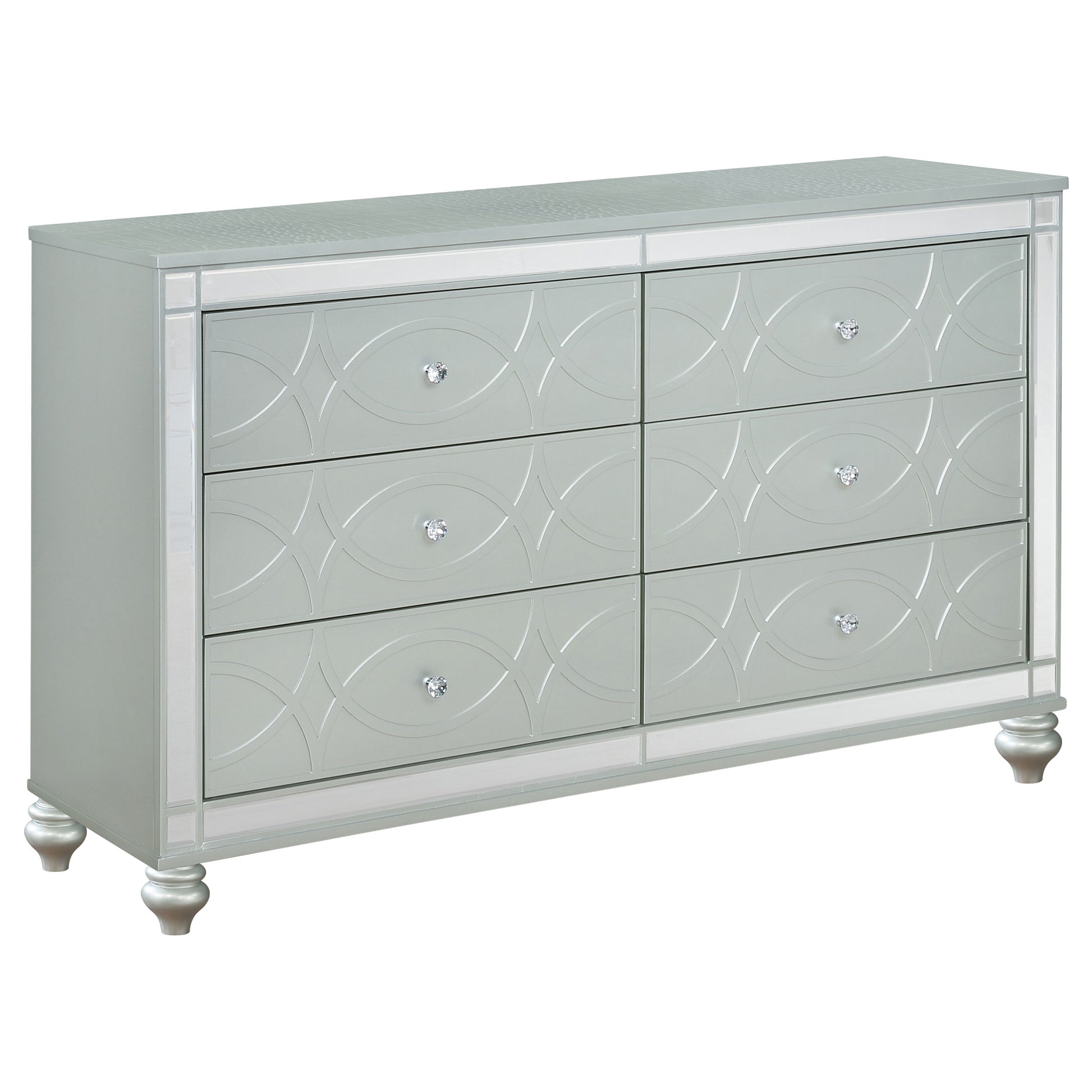 modern silver dresser New Classic Valentino Silver Dresser