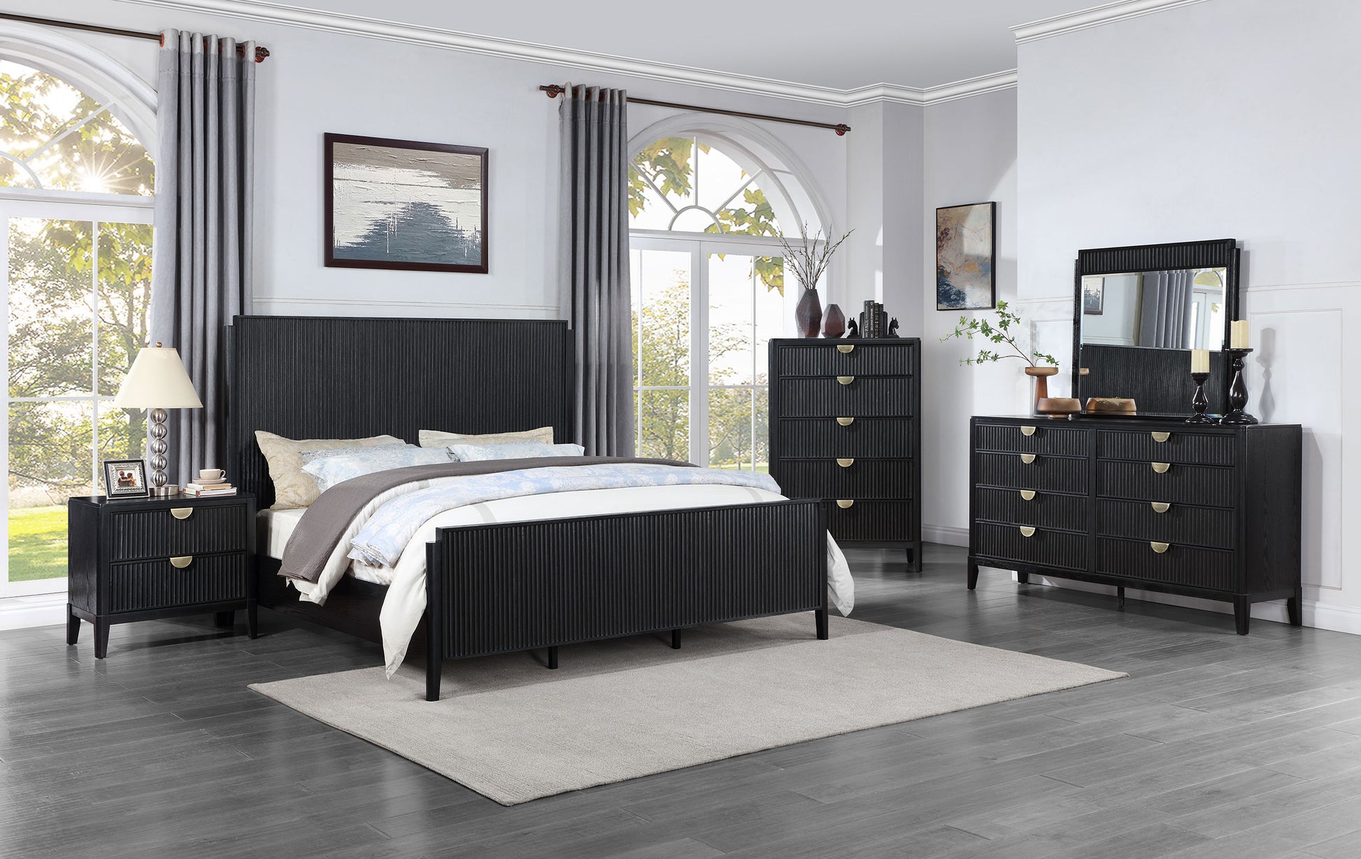 Brookmead 5-piece Queen Bedroom Set Black Furniture Factory Outlet Brookmead 5-piece Queen Bedroom Set Black Furniture Factory Outlet