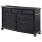 Celina 9-drawer Bedroom Dresser Black