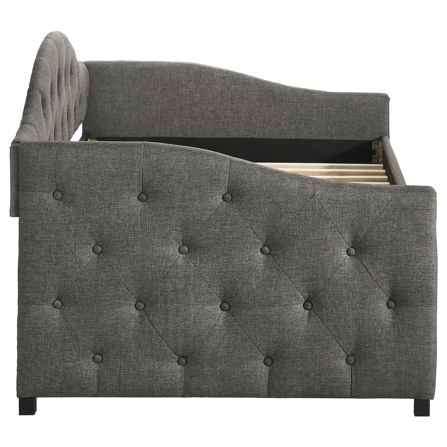 Sadie Upholstered Twin Daybed with Trundle