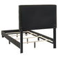 Mapes Upholstered Twin Panel Bed Charcoal