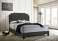 Tamarac Upholstered Queen Panel Bed Grey