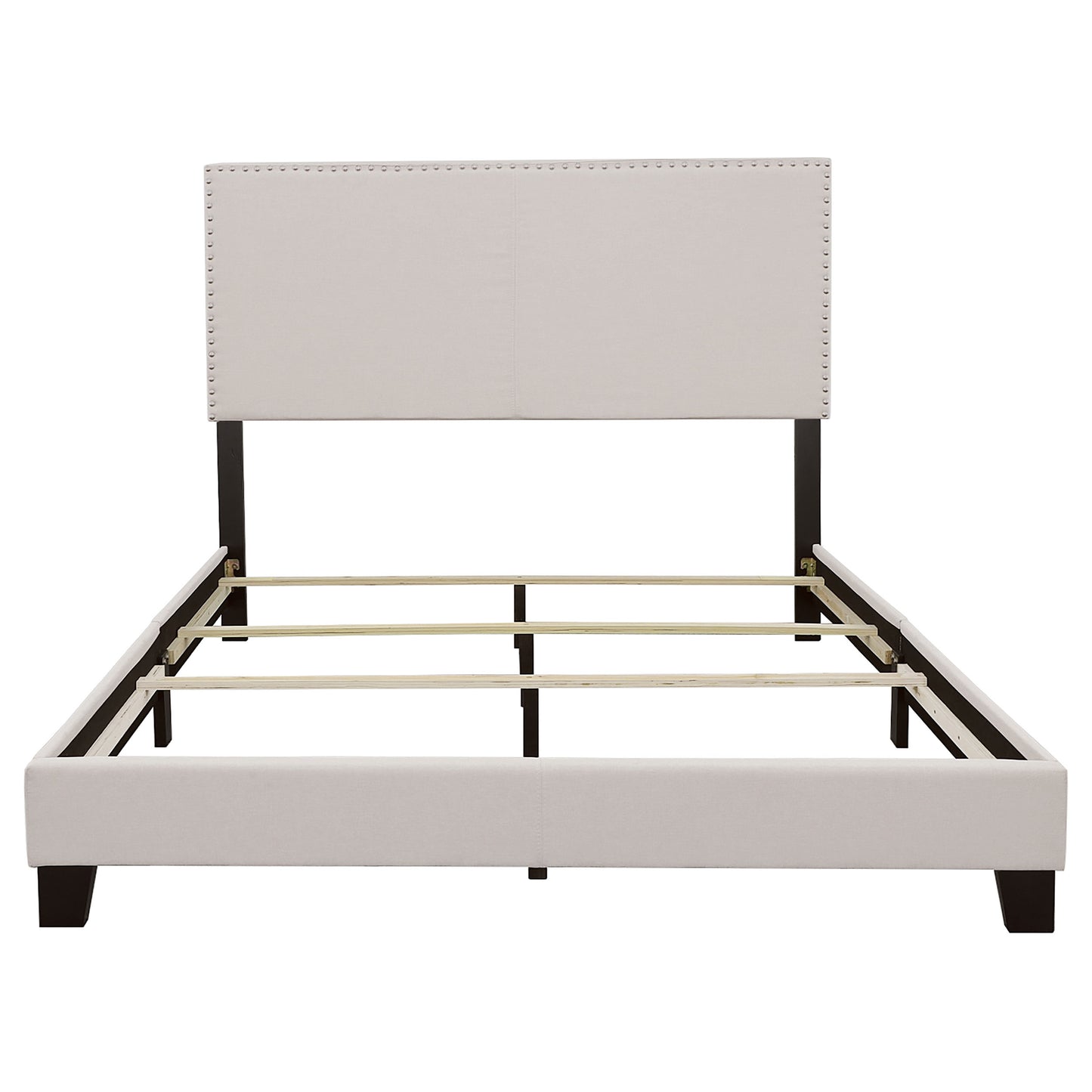 Boyd Upholstered Queen Panel Bed Ivory
