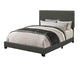 Boyd Upholstered Queen Panel Bed Charcoal