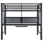 Avalon Full Workstation Loft Bed Black