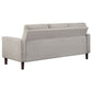 Bowen Upholstered Track Arms Tufted Sofa Beige