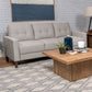 Bowen Upholstered Track Arms Tufted Sofa Beige