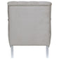 Avonlea Velvet Upholstered Sloped Arm Chair Grey Velvet