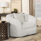 Rainn Upholstered Tight Back Chair Latte