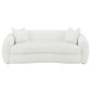 Isabella Upholstered Tight Back Sofa White