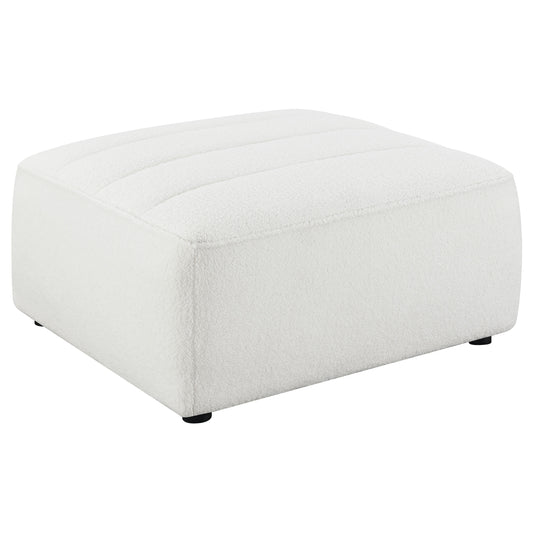 Sunny Upholstered Ottoman Natural