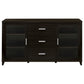 Lewes 2-door Engineered Wood 60-inch TV Stand Cappuccino