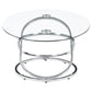 Warren 3-piece Occasional Set Chrome and Clear