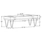 Austin Fabric Upholstered Accent Bench Beige