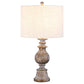Brie 28-inch Drum Shade Urn Table Lamp Antique Gold