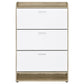 Denia 3-tier Engineered Wood Shoe Cabinet White